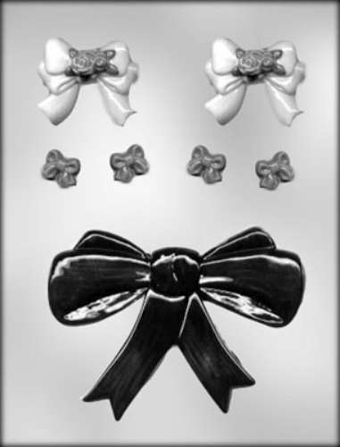 Ribbons and Bows Chocolate Mould - Click Image to Close